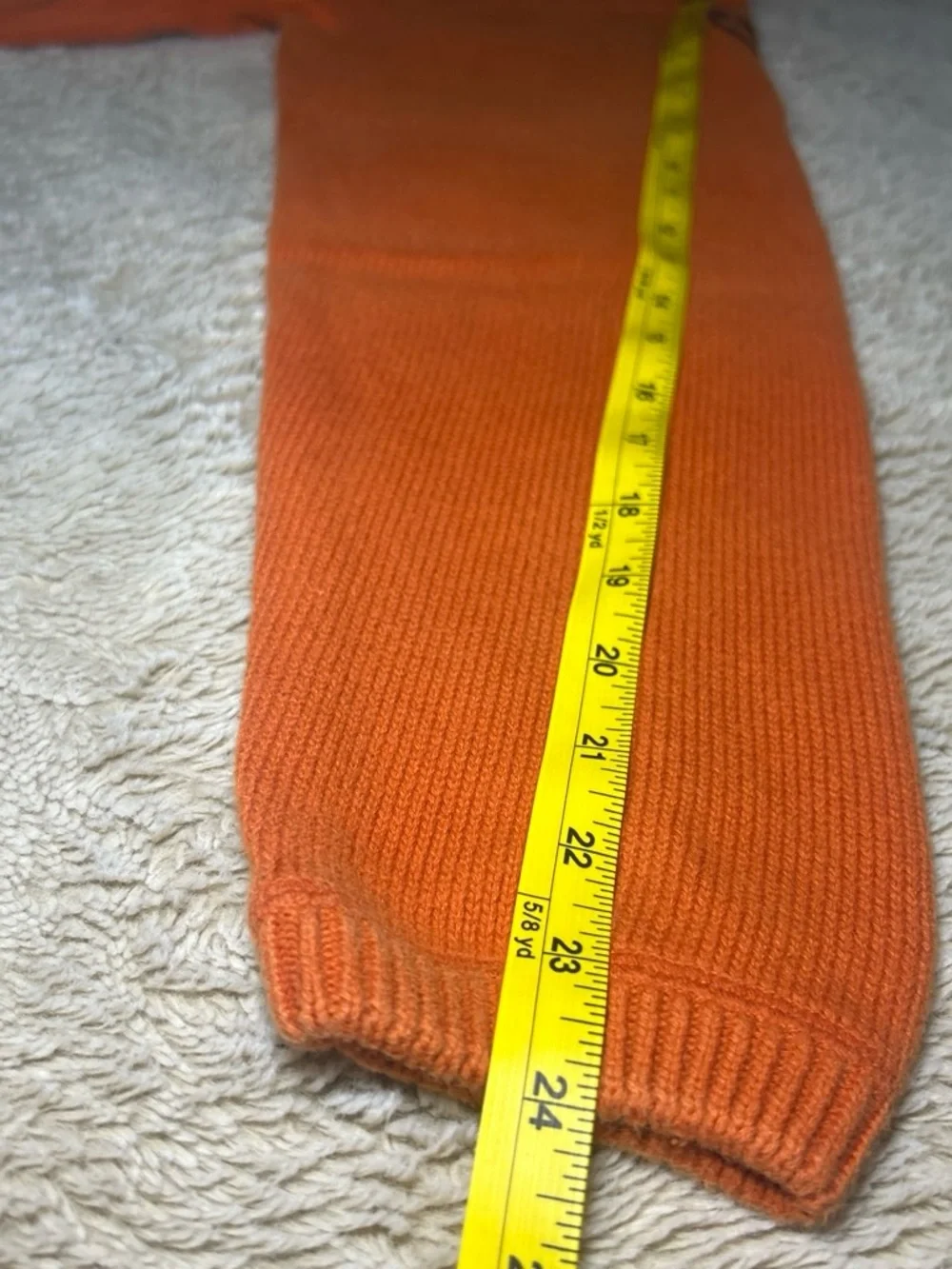 American Eagle Outfitters Orange Crewneck Sweater